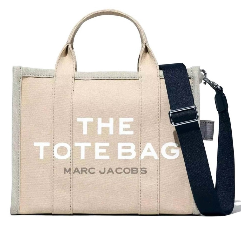 Marc Jacobs “The Tote Bag” Medium Tote Bag…Color: Beige…Authentic